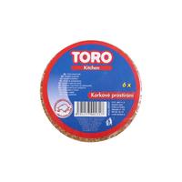 Korková podtácka 6ks TORO 9,5cm