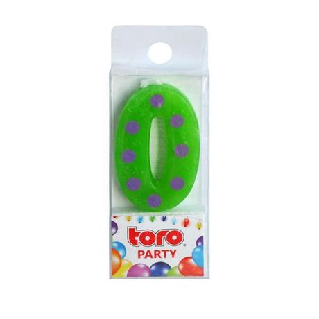 Sviečka tortová číslica "0", zapichovacia