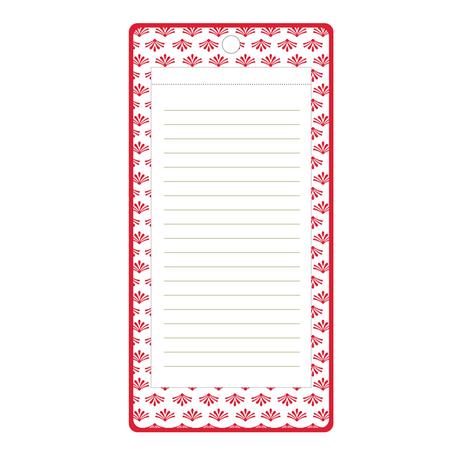 Blok na chladničku s magnetom Paolo, 70 listo...