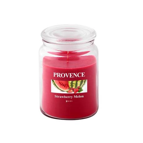 Vonná sviečka v skle PROVENCE 510g, jahoda a ...