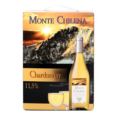 Chardonnay Monte Chilena 3 l, Bag-in-box